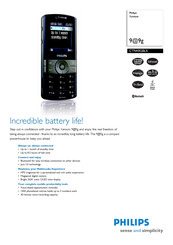 Philips Xenium CT9A9GBLK User Manual
