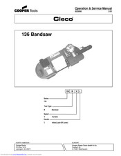 Cooper Tools CLECO 136 Series Operation & Service Manual