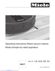 Miele Scout RX1 Operating Instructions Manual