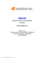 Multi-Link ZipLink User Manual