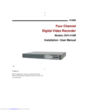 EverFocus DHV-410M Installation & User Manual