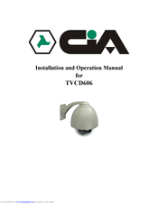 CiA TVCD606 Installation And Operation Manual