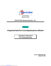 Davicom DM562P Operation Manual