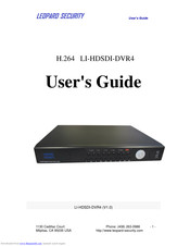 Leopard Security LI-HDSDI-DVR4 User Manual