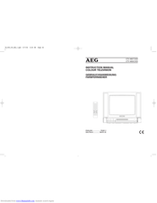 AEG CTV 4808 DVD Instruction Manual