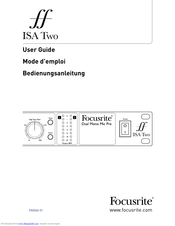 Focusrite Isa Two FA0540-01 User Manual