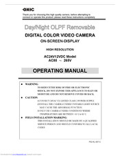 oxic AC24V12VDC Operating Manual