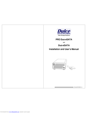 Dulce systems PRO Duo-eSATA Installation And User Manual
