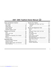 Gmc TopKick 2007 Owner's Manual