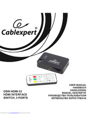Cablexpert DSW-HDMI-33 User Manual