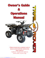 TrailRover ATV Owner's Manual & Operations  Manual