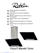 ROBLIN Vizio/3 Murale Verre Instructions For Use And Installation