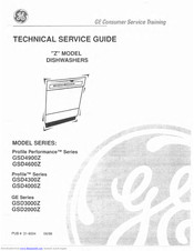 GE GSD4000Z Technical Service Manual
