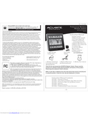 AcuRite 75110 Instruction Manual
