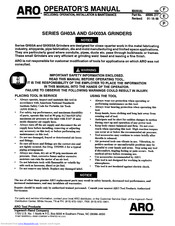 Aro GHX03A-25RC-2 Operator's Manual