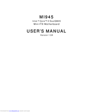 Ibase Technology MI945 User Manual