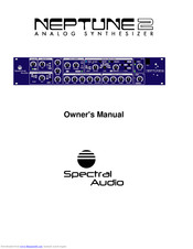 Spectral Audio Neptune 2 Owner's Manual
