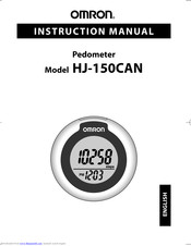 Omron HJ-150CAN Instruction Manual