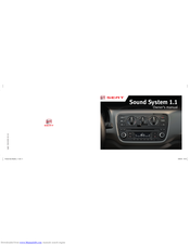 Seat Sound System 1.1 Owner's Manual