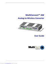 Multitech MultiConnect AW User Manual
