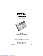 Arrowhead EKP1L Owner's Manual