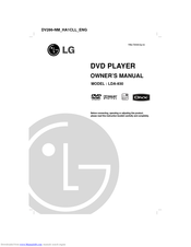 LG LDA-830 Owner's Manual