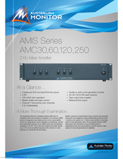 AUSTRALIAN MONITOR AMIS AMC60 Brochure & Specs