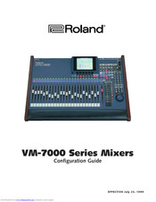 Roland VM-7000 Series Configuration Manual