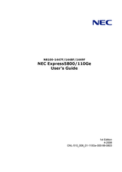 NEC Express5800/110Ge User Manual