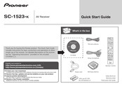 Pioneer SC-1523-K Quick Start Manual