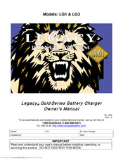 Douglas Legacy LG3 Owner's Manual