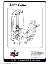 Body-Solid DLEC.2 Owner's Manual