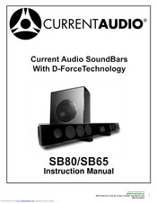 Current Audio SB80 Instruction Manual