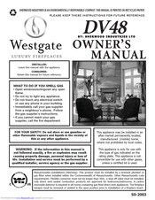 Westgate DV48 Owner's Manual
