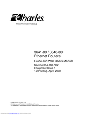 Charles 3641-80 User Manual
