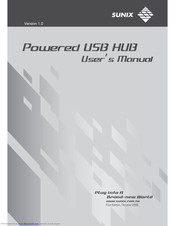 Sunix Powered USB HUB User Manual