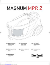 Dirt Devil MAGNUM MPR 2 Operating Manual