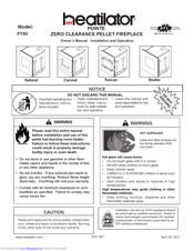 Heatilator PT60 Owner's Manual