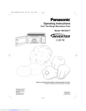 Panasonic NN-SD277 Operating Instructions Manual
