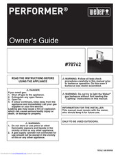 Weber Performer 78762 Owner's Manual