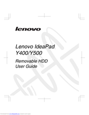 Lenovo IdeaPad Y500 User Manual