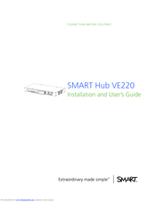 SMART Hub VE220 Installation And User Manual