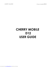 Cherry D12 User Manual