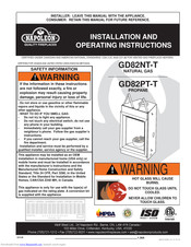 Napoleon Park Avenue GD82PT-PA Installation And Operating Instructions Manual