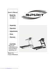 Spirit 1611800-1 Owner's Manual