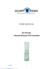 security tronix ST-PTZ-RC User Manual