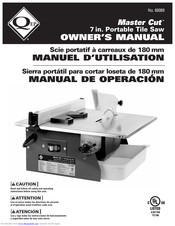 Master Cut 60089 Owner's Manual