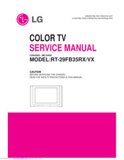 LG RT-29FB35RX Service Manual