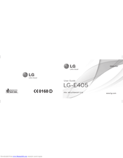 LG LG-E405 User Manual