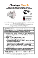 Vantage Hearth LVD18-GO Owner's Operation And Installation Manual